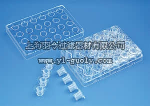 brand,普兰德,782803,BRANDplates Insert嵌套式培养板系统,特制6-孔板结合6排内嵌小室,带有inlet通道 (IOS开口吸头）