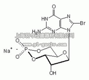 merck millipore,默克密理博,203820,Guanosine 3ʹ,5ʹ-cyclic Monophosphate, 8-Bromo-, Sodium Salt - CAS 51116-01-9 - Calbiochem