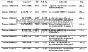 merck millipore,默克密理博,218772,Caspase Inhibitor Set II - Calbiochem