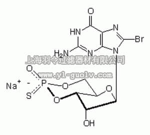 merck millipore,默克密理博,370674,Guanosine 3ʹ,5ʹ-cyclic Monophosphorothioate, 8-Bromo-, Rp-Isomer, Sodium Salt - Calbiochem