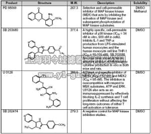 merck millipore,默克密理博,444190,MAP Kinase Inhibitor Set II - Calbiochem