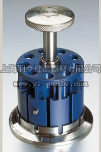 merck millipore,默克密理博,AT91/6-3D0,NovaSeptum Holder GS, 9-port TC64, EP+Glass blasted, NO PTFE coating