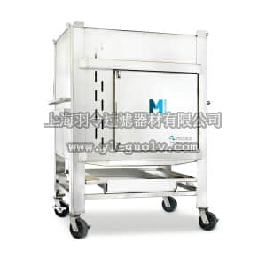 merck millipore,默克密理博,M1000L316B4,Mobius 1000 L stainless steel bin, 316 bag contact, with cart