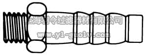 merck millipore,默克密理博,XX2504705,不锈钢管接头， 1/4 in. NPTM 至 3/8 in. 内径软管