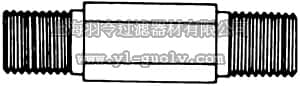 merck millipore,默克密理博,XX6700125,六角短接管，1/4 in. NPTM 51 mm.,，不锈钢