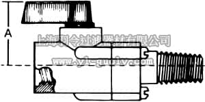 merck millipore,默克密理博,XX1100001,Cartridge Housing Ball Valve PL-1 1/4 in. Delrin NPTM/NPTF