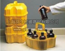 nalgene,耐洁,半升装安全试剂瓶搬运篮,6505-0010