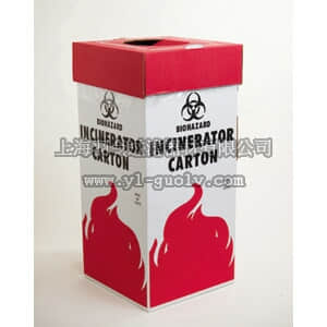 thermo fisher,赛默飞世尔,T_70122279178,Bel-Art Scienceware 生物危害焚化处理纸盒 14.4 gal.（63L）, 30.4 × 30.4 × 68.5 cm BURN BX FLR MDL 12X12X27IN 6PK