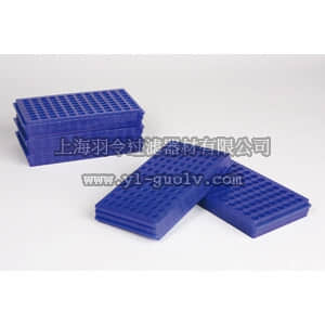 thermo fisher,赛默飞世尔,T_70105-541-45,Fisherbrand 微量离心管架 蓝色 TB RACK MCR 96WELL BL 5RCK/PK