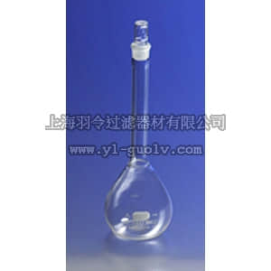 thermo fisher,赛默飞世尔,T_70110211C,Corning Pyrex 认证的带圆柱头$形塞容量瓶 100mL FLASK VOLUMETRIC 100ML 1/CS