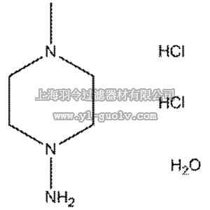 thermo fisher,赛默飞世尔,AC10403EE,4-Methylpiperazinoamine dihydrochloride monohydrate, 97%