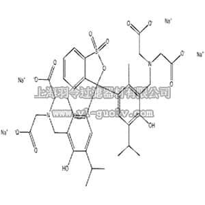 thermo fisher,赛默飞世尔,106370050,甲基百里香酚蓝(四钠盐) Methylthymol Blue, tetrasodium salt, pure, water soluble 5GR