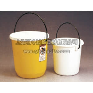 thermo fisher,赛默飞世尔,T_70113308,Thermo Scientific Nalgene 带提手和尼龙涂层把手的组织桶 14 qt.（13.2L） PAIL AIR-TIGHT W/LID CPE 14QT