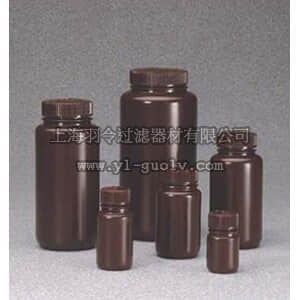 thermo fisher,赛默飞世尔,T_701029253E,Thermo Scientific Nalgene 实验室品质棕色广口瓶 1000mL BOTTLE WM AMBER 32OZ HDPE 6/PK