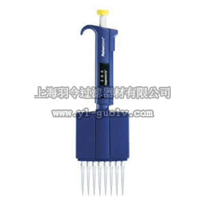 thermo fisher,赛默飞世尔,T_70121377829,Fisherbrand Finnpipette Ⅱ型数字多通道移液器 8通道, 50-300 µL FINNPIPETTE II 8CHNL 50-300UL