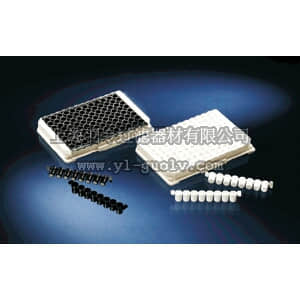 thermo fisher,赛默飞世尔,446471,Nunc-ImmunoTMLockWellTMFluoronuncTM/LuminuncTM板条，带框，每框96孔，聚苯乙烯，外部尺寸：128*86mm,规格，C8，表面MaxiSorp，颜色，黑色 LOCKWELL C8 BLACK¡¡MAXISORP