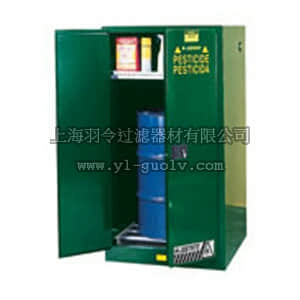 thermo fisher,赛默飞世尔,T_70119075393G,Justrite Sure-Grip EX 农药储存柜 170L, 2层架 45 GAL PEST MAN W/PDL HNDL