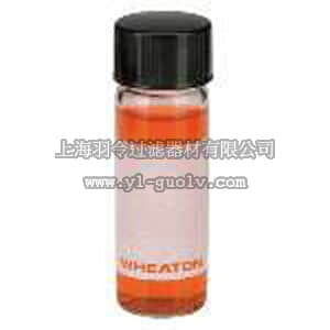 thermo fisher,赛默飞世尔,T_7010333721A,Wheaton 带盖玻璃样品瓶 带盖及标记区, 4mL, 14B橡胶衬垫 VIAL SAMPLE 4ML W/CAP 144/CS