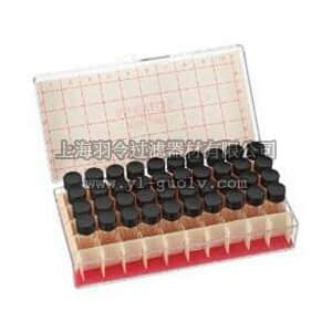 thermo fisher,赛默飞世尔,T_701033365,Wheaton 玻璃样品瓶 4mL, 透明无刻度, 实心顶盖, 14B橡胶衬垫 VIAL FILE W/CAPS 4ML 40/CS
