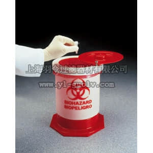 thermo fisher,赛默飞世尔,T_70114-293-63A,Thermo Scientific Nalgene 生物危害废品容器 5 gal.（19L） CONTNR WAST BIOHAZ PP 5GAL 1CS