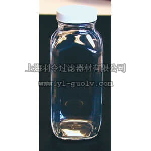 thermo fisher,赛默飞世尔,T_70102912016,Fisherbrand 透明广口方形瓶 带盖（含聚四氟乙烯涂层的聚乙烯衬垫）, 32 oz.（1000mL） BTL CLR FR SQ W/PTFE 32OZ 12CS