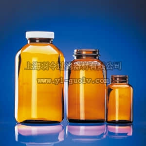 thermo fisher,赛默飞世尔,T_70102912154,Wheaton 棕色广口瓶 带盖（聚乙烯衬垫）, 32 oz. BTL GLS AMB PCKR WM WHTN 12CS