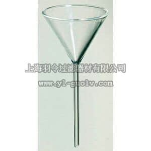 thermo fisher,赛默飞世尔,T_70110326B,Corning Pyrex 带精确60°角顶部和150mm颈的漏斗 顶部直径65mm FUNNEL BUNSEN 65MM 12/CS