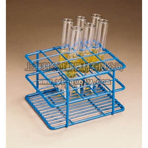 thermo fisher,赛默飞世尔,T_7011479210,Fisherbrand Poxygrid 半深试管架 可放36根10 - 13 mm管子 HALF RACK EPOXY 10-13MM BLUE