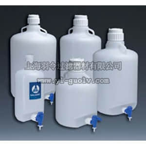 thermo fisher,赛默飞世尔,T_70102963AA,Thermo Scientific Nalgene 带放水阀的细口大瓶 4L CARBOY W/SPIG LDPE 1 GAL