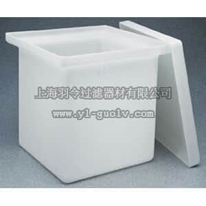 thermo fisher,赛默飞世尔,T_70114831330A,Thermo Scientific Nalgene 带盖的重型方形罐，高密度聚乙烯 10 gal.（38L） TNK RECT W/CV LPE 7GAL 1CS