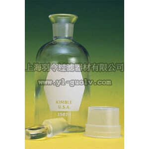 thermo fisher,赛默飞世尔,T_70102885A,Kimble Kimax -35 300mL BOD瓶 带瓶塞, 无编号 BTL BOD 300ML GL STP UN# 24/CS