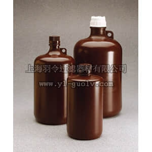 thermo fisher,赛默飞世尔,T_701028846A,Thermo Scientific Nalgene 大型棕色窄口瓶 2L BOTTLE LARGE AMBER PP 1/2GAL
