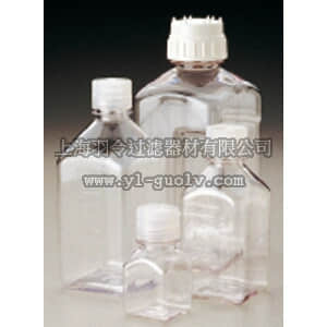 thermo fisher,赛默飞世尔,T_70122030595,Thermo Scientific Nalgene 无菌方形培养基瓶 30mL BTL MEDIA SQ STER PETG 280/CS