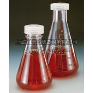 thermo fisher,赛默飞世尔,T_701100425C,Thermo Scientific Nalgene 带螺旋盖的塑料三角瓶 125mL FLASK ER W/CLOS 125ML 6/PK