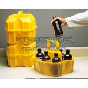 thermo fisher,赛默飞世尔,T_7010343931,Thermo Scientific Nalgene 安全载瓶篮 35 × 25 × 28 cm CARRIER SAFTY BTL 1/2L LDPE