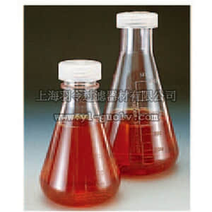 thermo fisher,赛默飞世尔,4108-0500,带螺旋盖的锥形瓶，聚碳酸酯，聚丙烯盖，500ml容量 FLASK ERL SCRW CLS PC;500ML