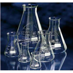 thermo fisher,赛默飞世尔,T_703FB33174,锥形烧瓶, 宽口, 带刻度,  300ml, 10/CS Erlenmeyer  Flask, FB, wide neck with graduation, 300ml, 10/CS