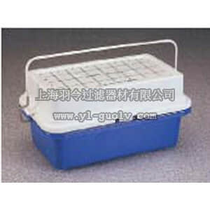 thermo fisher,赛默飞世尔,5115-0032C,-20℃实验专用冷却盒，蓝色聚碳酸酯较低部分填充无毒胶体，聚碳酸酯盖，已填充胶体为白色，未填充胶体为透明，带手柄，4*8管阵列 LABTOP COOLER -20DEG C PC;32]]