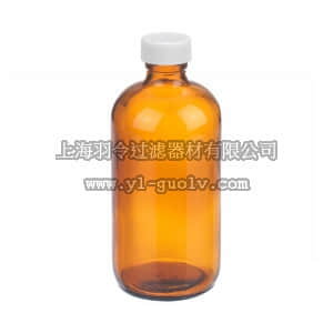 thermo fisher,赛默飞世尔,T_70102911359,Wheaton 棕色Boston圆瓶 8 oz.（250mL） BTL GLS AMB BST RND 12CS