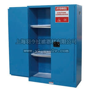 thermo fisher,赛默飞世尔,T_307WA810450B,弱腐蚀性液体安全储存柜，45G/170L/蓝色/手动；外形尺寸（H*W*D/CM）165 x109x 46；毛重133KG WA810450B