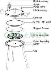 293 mm Stainless Steel Disc Filter Holders