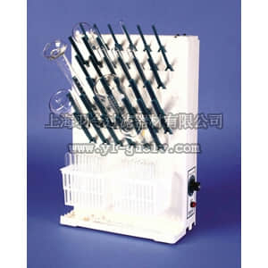 thermo fisher,赛默飞世尔,T_70103422212,Bel-Art LAB-AIRE Ⅱ 玻璃器皿干燥架 单面, 3层, 2个篮子, 38个晾杆和14个备用杆 DRYER LAB-AIRE II GLASSWARE