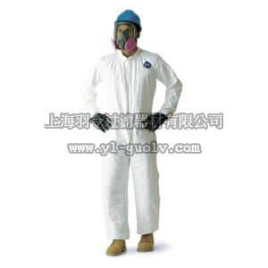 thermo fisher,赛默飞世尔,T_701013612C,DuPont Tyvek 防护服 L, 厚5.4mil CVL TYVK ELS HD/WR/BT L 25/CS