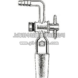 thermo fisher,赛默飞世尔,T_701K185030-2942,Kimble Kontes 气/液流量控制接头 PTFE栓塞, 29/42 ADAPTER FLOW CONTROL PTFE 2942