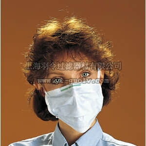 thermo fisher,赛默飞世尔,T_70101-361-92,Fisherbrand 多过滤介质口罩 三层 FACE MASK NON-GL 4 TIE 400/CS